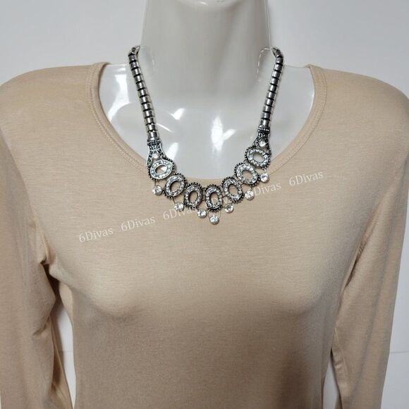 𝅺CREAM Beige Long Sleeve Blouse Top - Picture 2 of 4